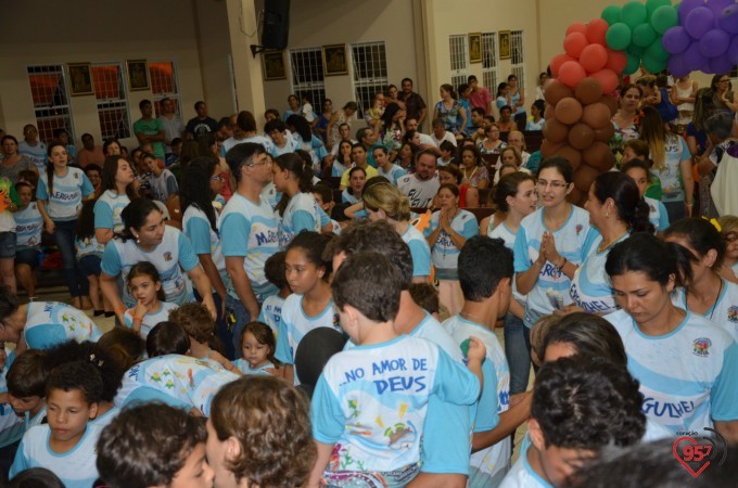 Crianças participam de mais um acampamento infantil em Dourados