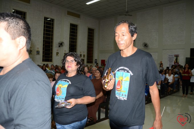 Missa inaugural da paróquia Santo André, em Dourados