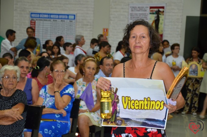 Missa inaugural da paróquia Santo André, em Dourados