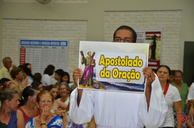 Missa inaugural da paróquia Santo André, em Dourados