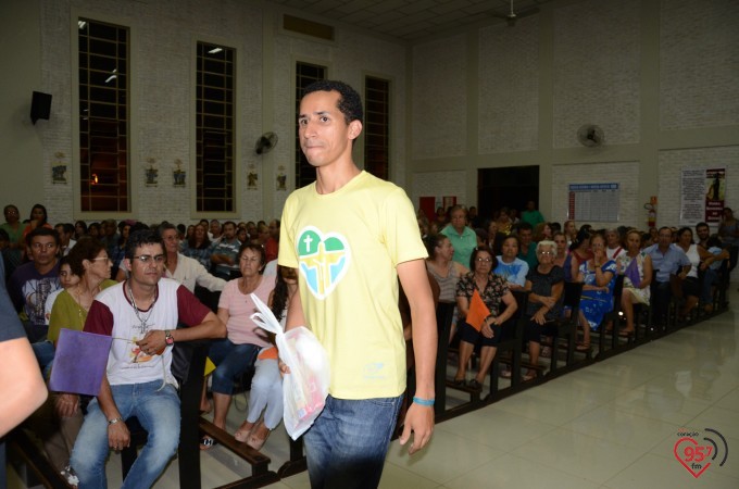 Missa inaugural da paróquia Santo André, em Dourados