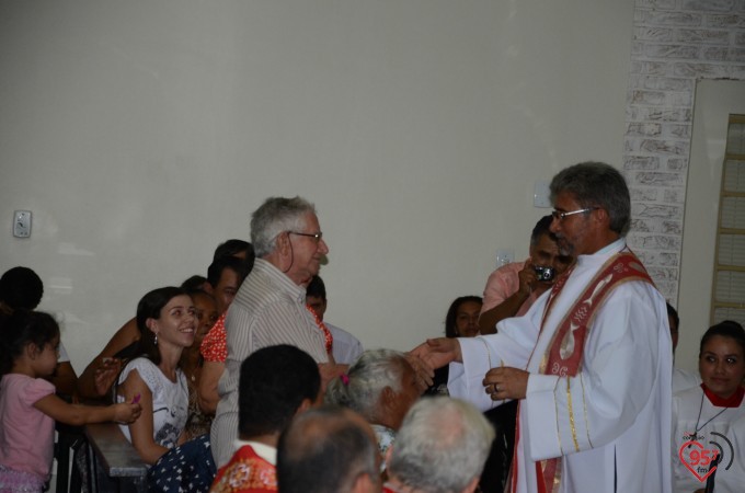 Missa inaugural da paróquia Santo André, em Dourados