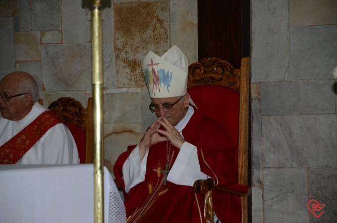 Missa inaugural da paróquia Santo André, em Dourados