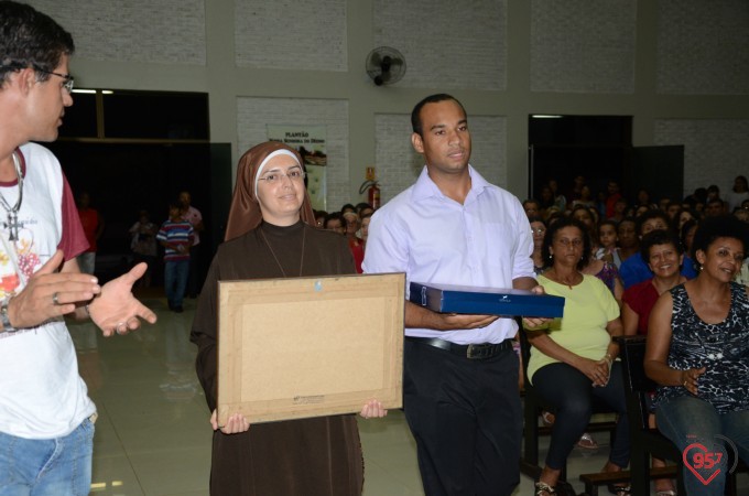Missa inaugural da paróquia Santo André, em Dourados