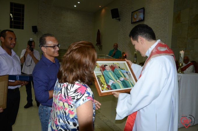Missa inaugural da paróquia Santo André, em Dourados