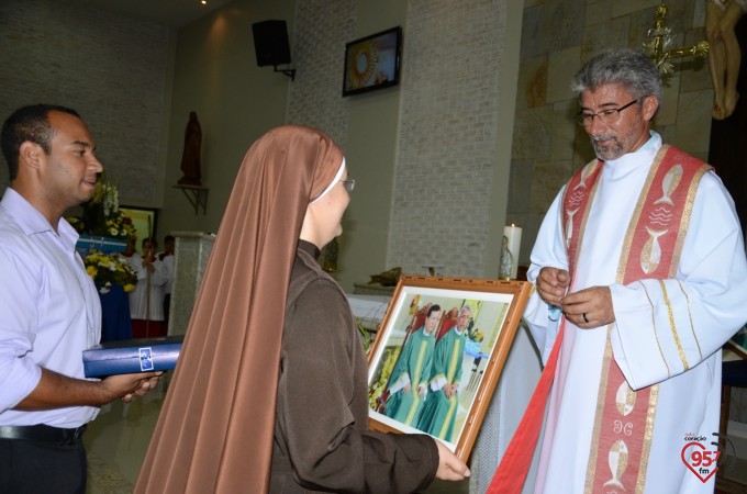 Missa inaugural da paróquia Santo André, em Dourados