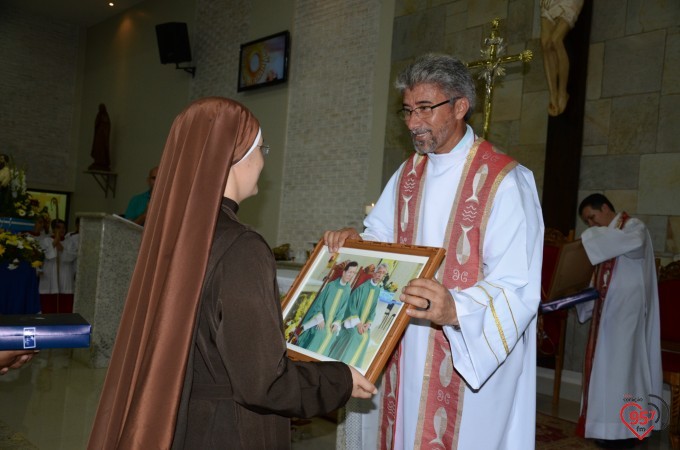 Missa inaugural da paróquia Santo André, em Dourados
