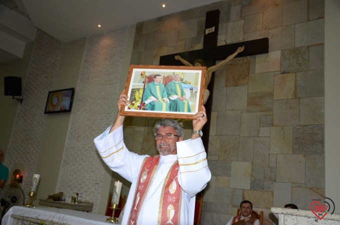Missa inaugural da paróquia Santo André, em Dourados
