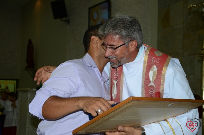 Missa inaugural da paróquia Santo André, em Dourados
