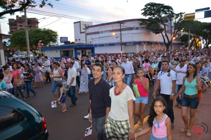 Missa campal, procissão e coroação da Imaculada Conceição