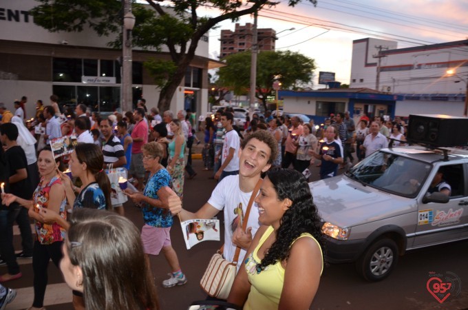 Missa campal, procissão e coroação da Imaculada Conceição