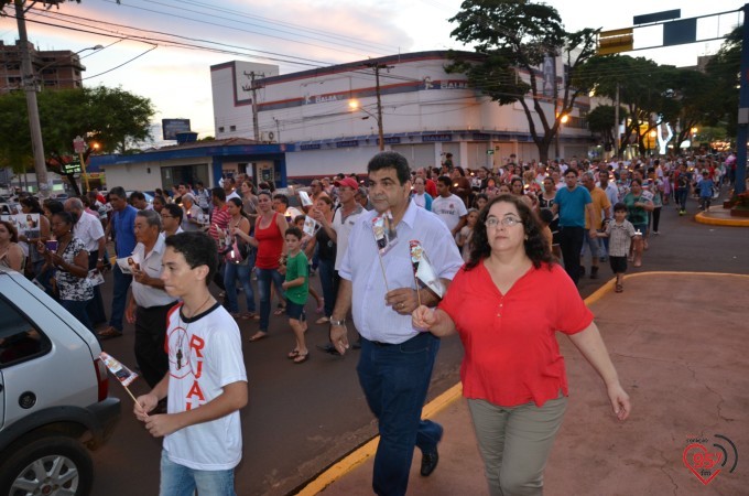 Missa campal, procissão e coroação da Imaculada Conceição