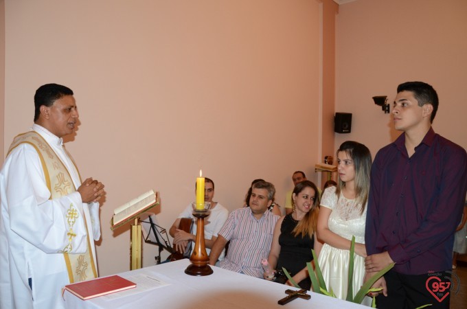 Cintia Sanabria e Guilherme Marchiolli se casam na capela Santa Clara