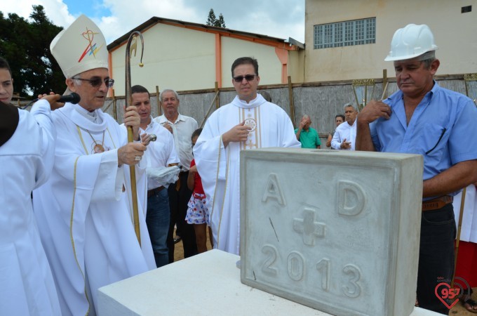 Lançamento pedra fundamental