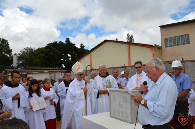 Lançamento pedra fundamental