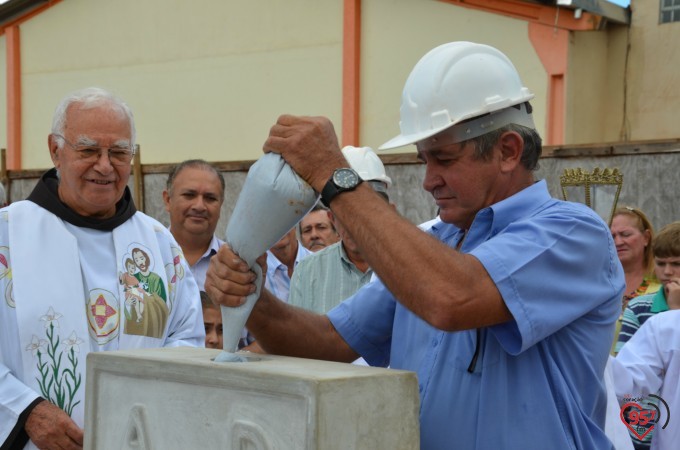 Lançamento pedra fundamental