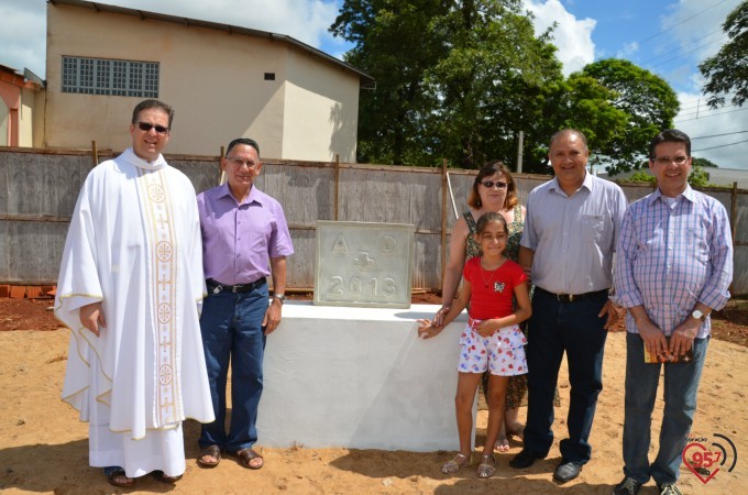 Lançamento pedra fundamental