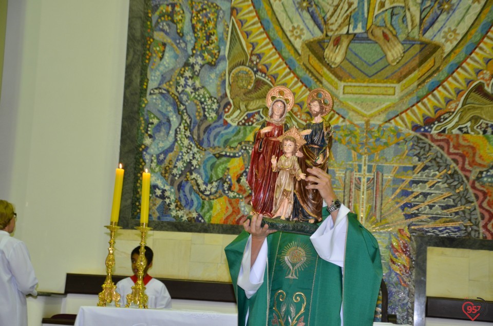 Padre Crispim - missa da família no dia do seu aniversário