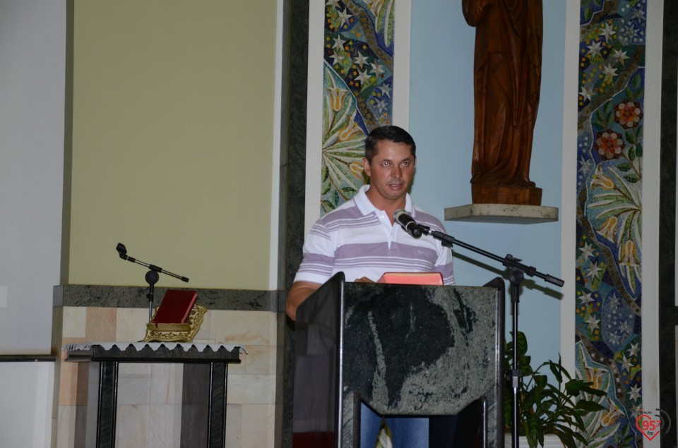 Padre Crispim - missa da família no dia do seu aniversário
