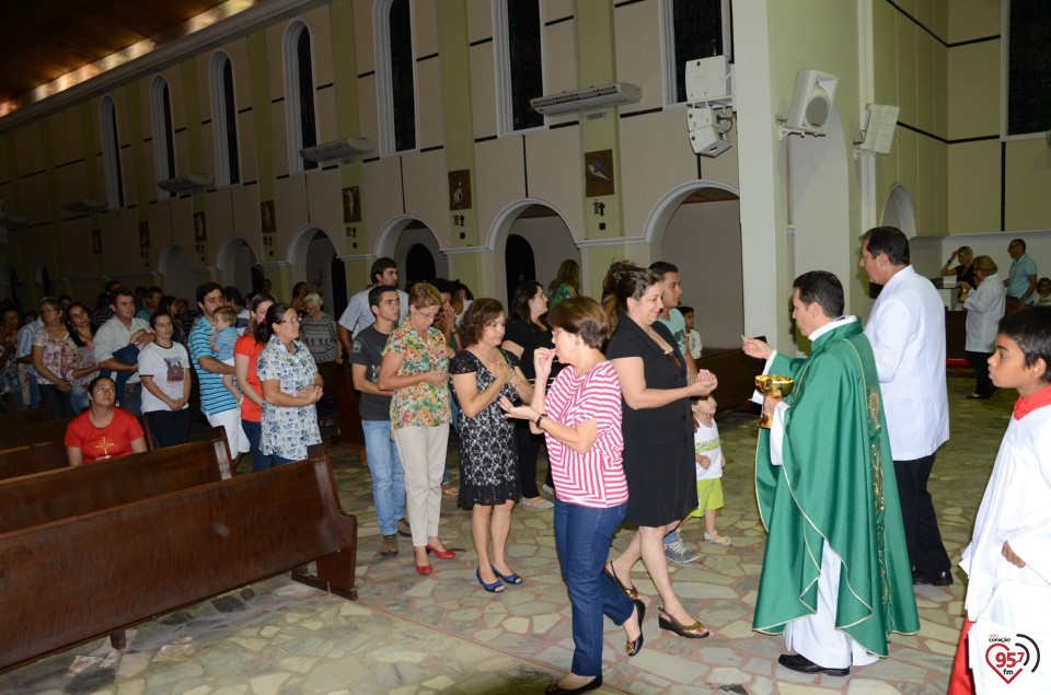 Padre Crispim - missa da família no dia do seu aniversário