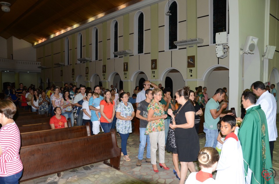 Padre Crispim - missa da família no dia do seu aniversário
