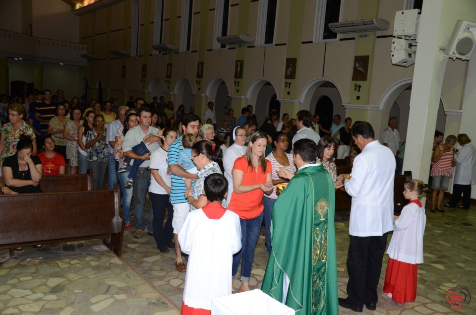 Padre Crispim - missa da família no dia do seu aniversário