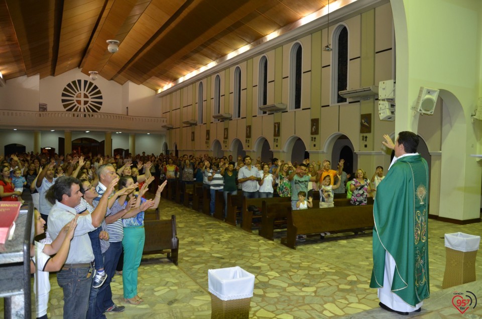Padre Crispim - missa da família no dia do seu aniversário