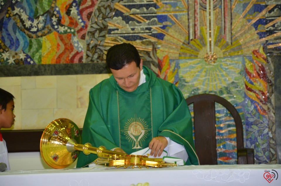 Padre Crispim - missa da família no dia do seu aniversário