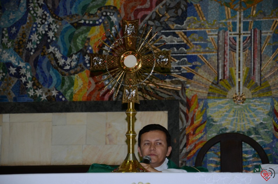 Padre Crispim - missa da família no dia do seu aniversário