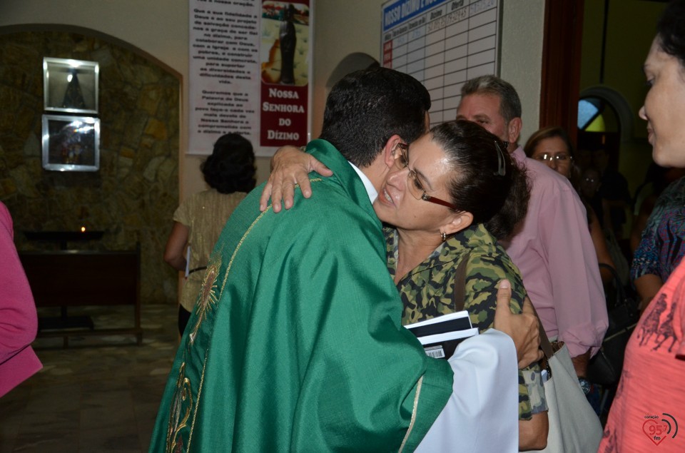 Padre Crispim - missa da família no dia do seu aniversário