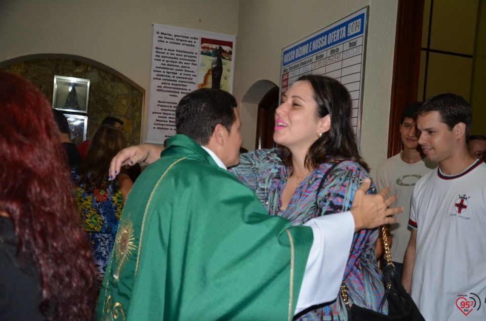 Padre Crispim - missa da família no dia do seu aniversário