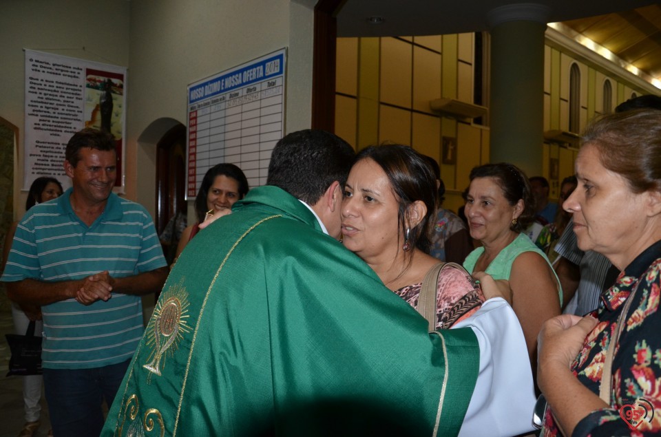 Padre Crispim - missa da família no dia do seu aniversário