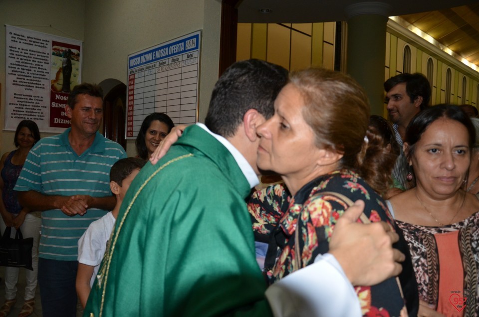 Padre Crispim - missa da família no dia do seu aniversário