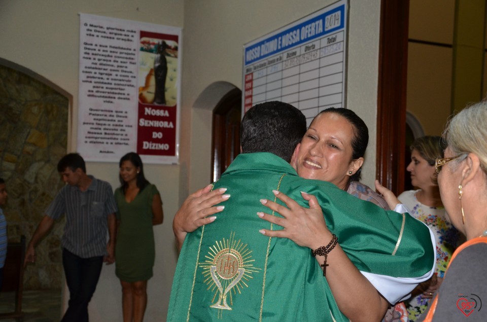 Padre Crispim - missa da família no dia do seu aniversário