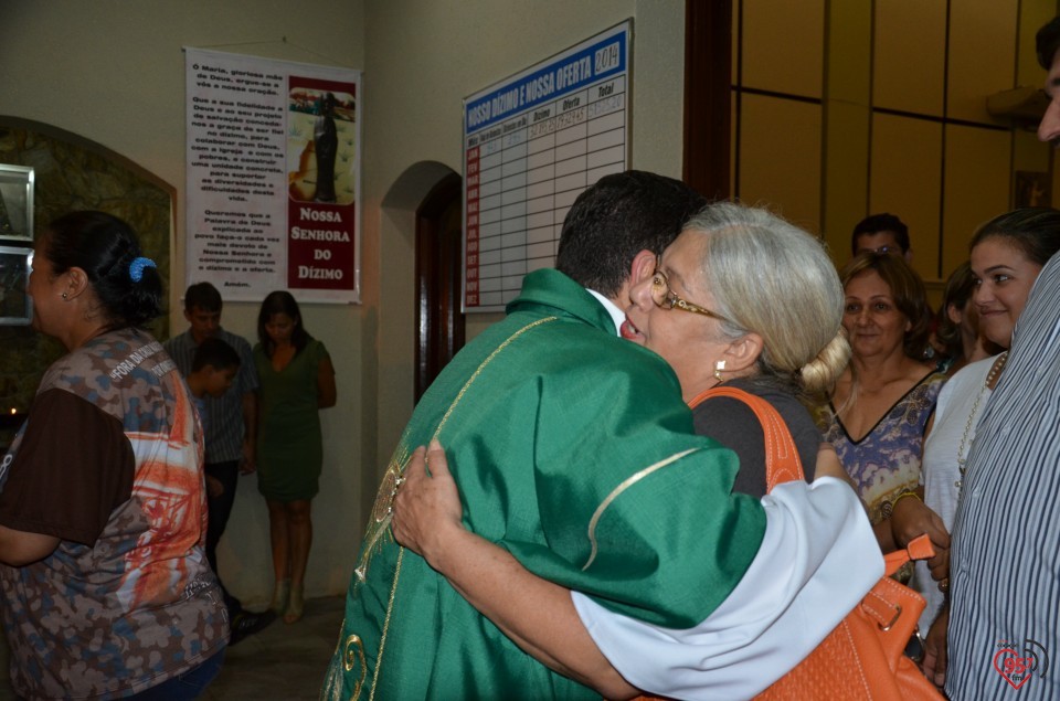 Padre Crispim - missa da família no dia do seu aniversário