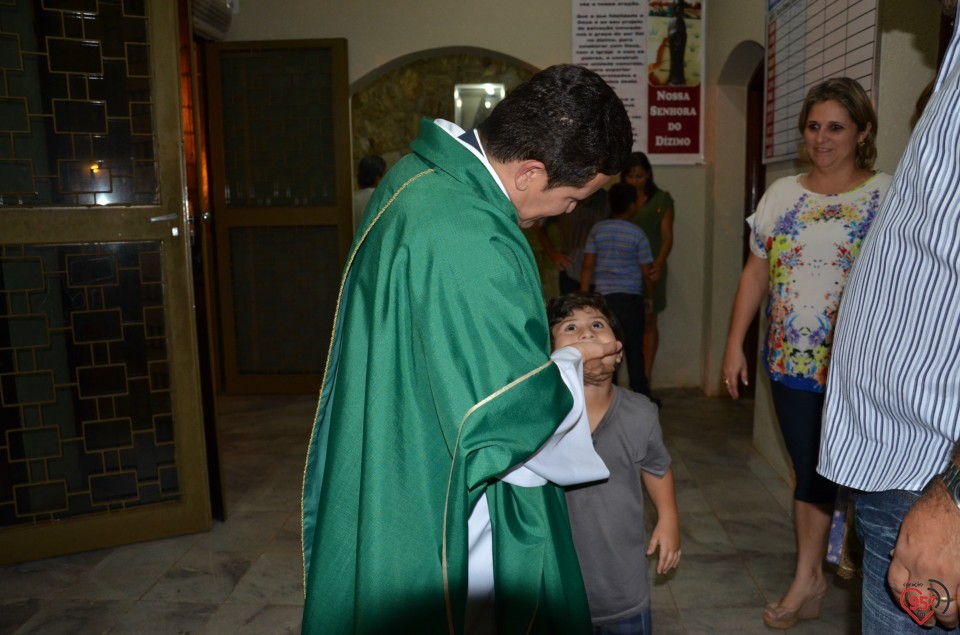 Padre Crispim - missa da família no dia do seu aniversário