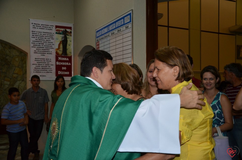 Padre Crispim - missa da família no dia do seu aniversário
