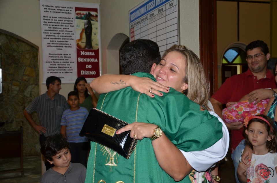 Padre Crispim - missa da família no dia do seu aniversário