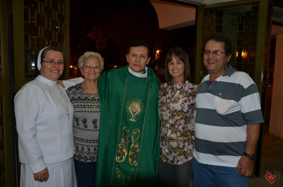 Padre Crispim - missa da família no dia do seu aniversário