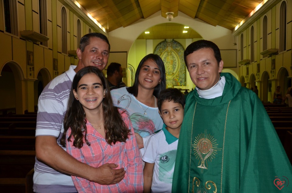 Padre Crispim - missa da família no dia do seu aniversário