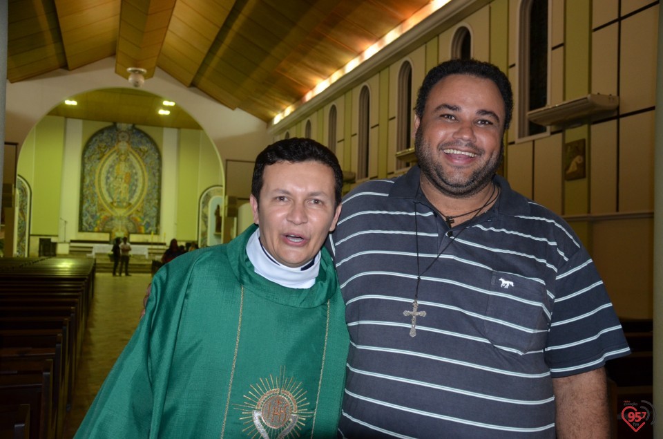 Padre Crispim - missa da família no dia do seu aniversário