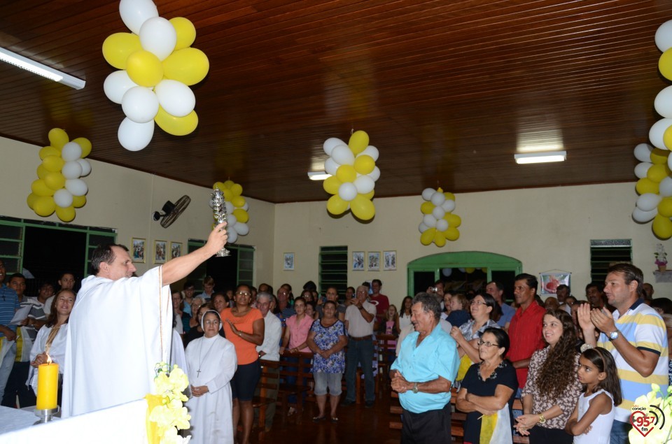 Relicário de São Luiz Orione visita capela no Potrerito