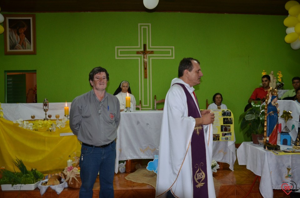 Relicário de São Luiz Orione visita capela no Potrerito