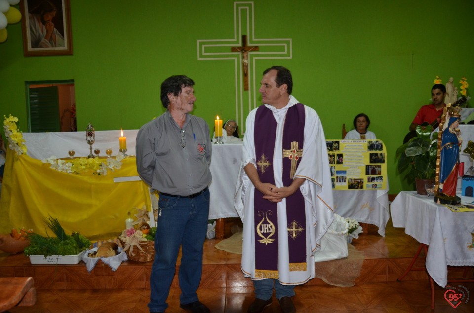 Relicário de São Luiz Orione visita capela no Potrerito