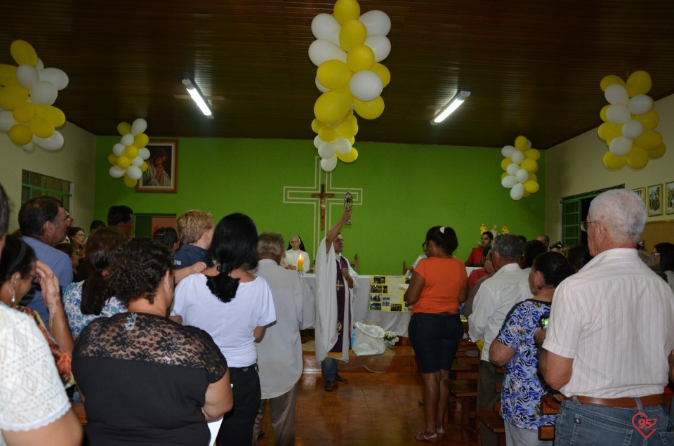 Relicário de São Luiz Orione visita capela no Potrerito