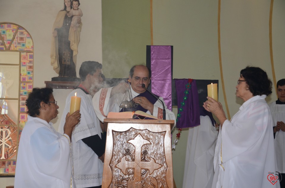Bispo celebra missa na presença da relíquia de São Luiz Orione