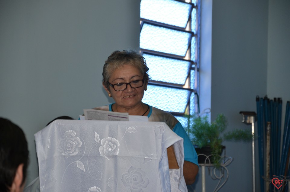 Frei Eterson celebra missa na Capela N. Sra Caacupê