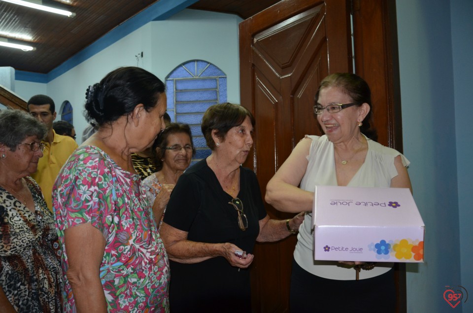 Frei Eterson celebra missa na Capela N. Sra Caacupê
