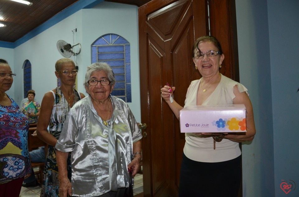 Frei Eterson celebra missa na Capela N. Sra Caacupê