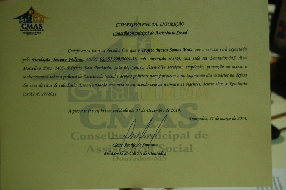 Rádio Coração FM recebe certificado do CMAS